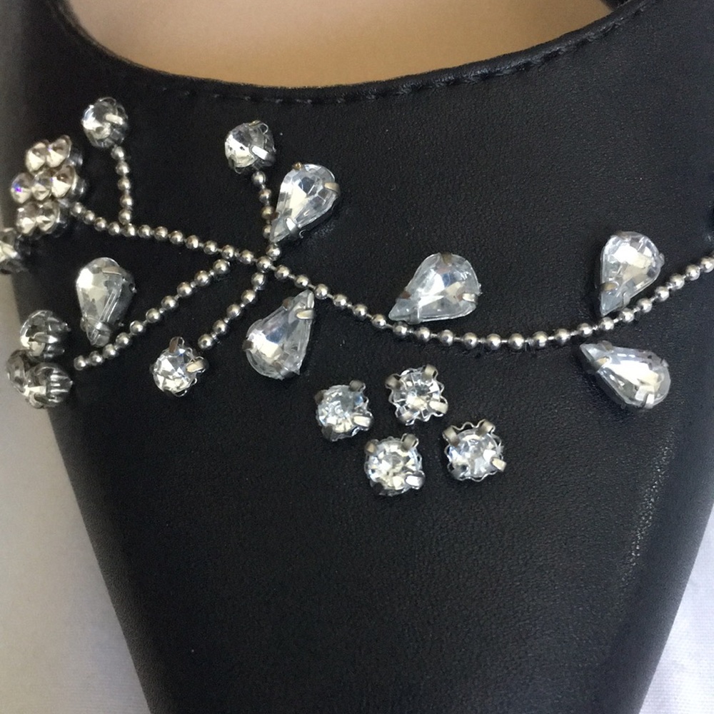 Nanette Lepore pump with sparkly embellishments